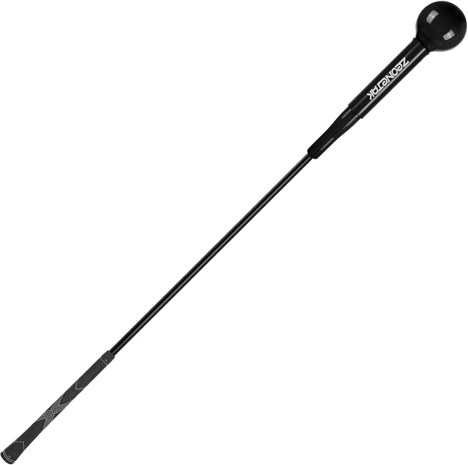 Golf Swing Trainer Aid - Golf Swing Training, Practice Warm-Up Stick for Strength,Rhythm, Flexibility, Tempo, and Balance Suit for Indoor & Outdoor (40 Inches, Black)