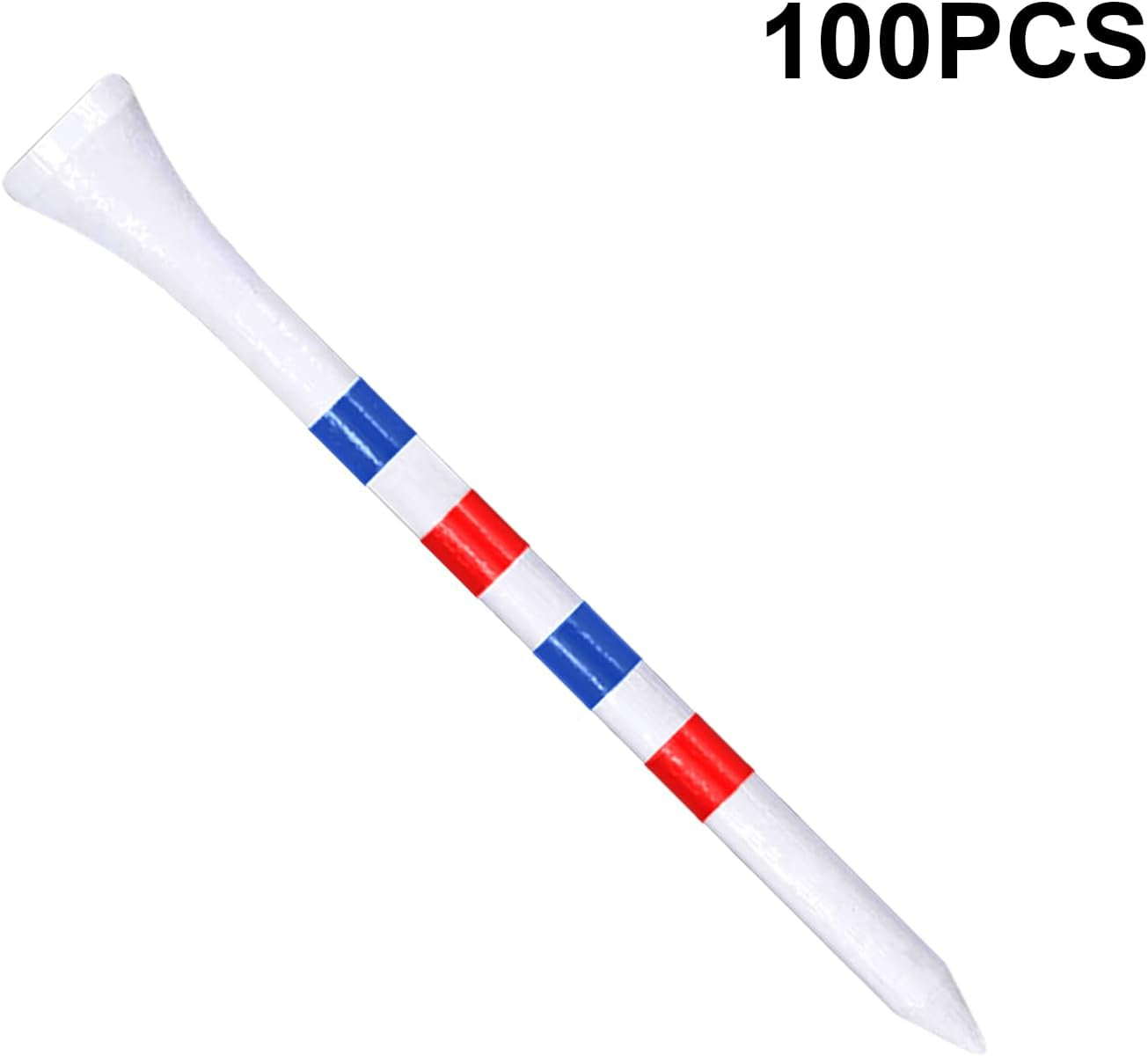 Wooden Golf Tees, 2-3/4" 3-1/4" Long Tees Golf 100 Count