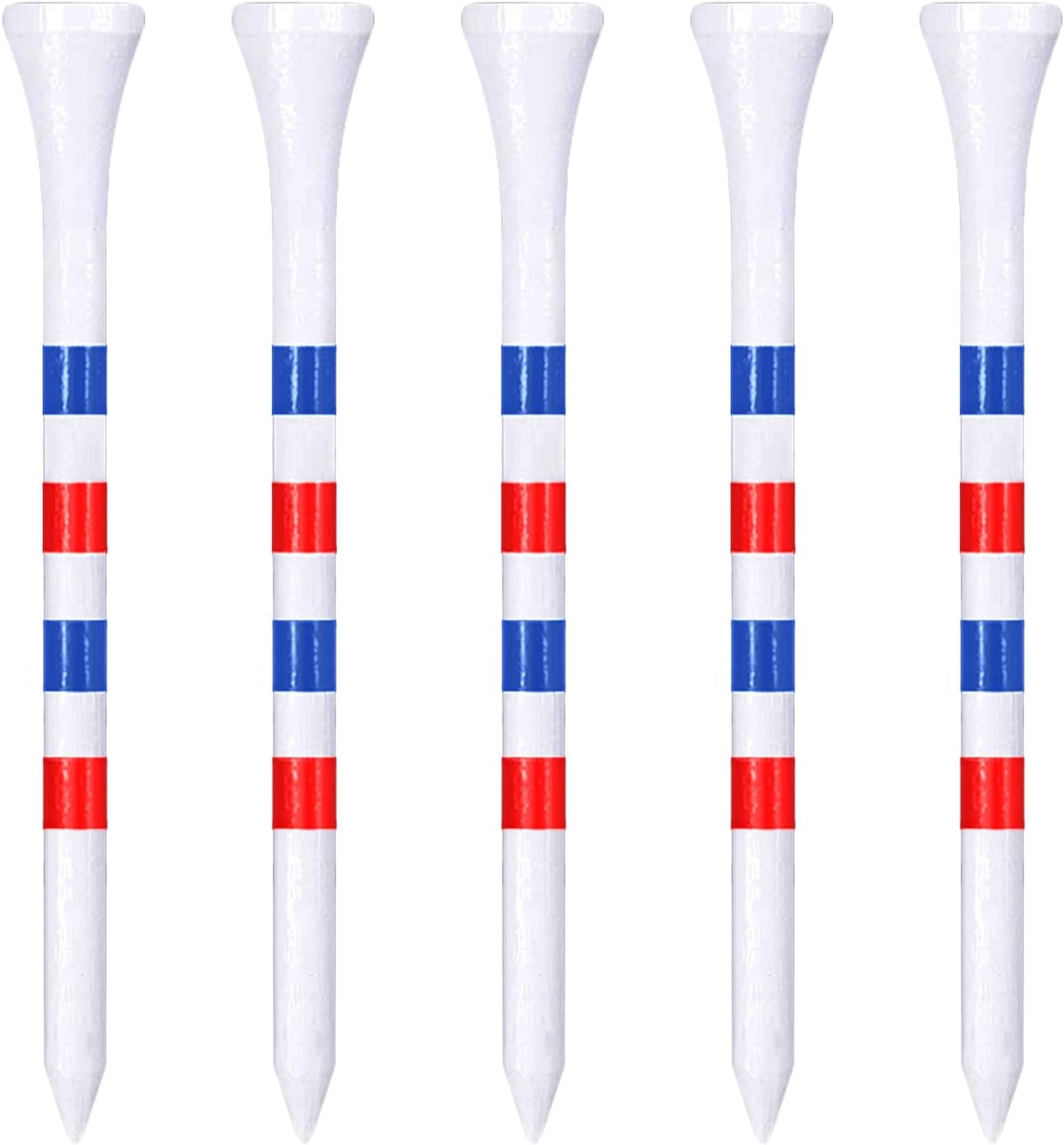 Wooden Golf Tees, 2-3/4" 3-1/4" Long Tees Golf 100 Count