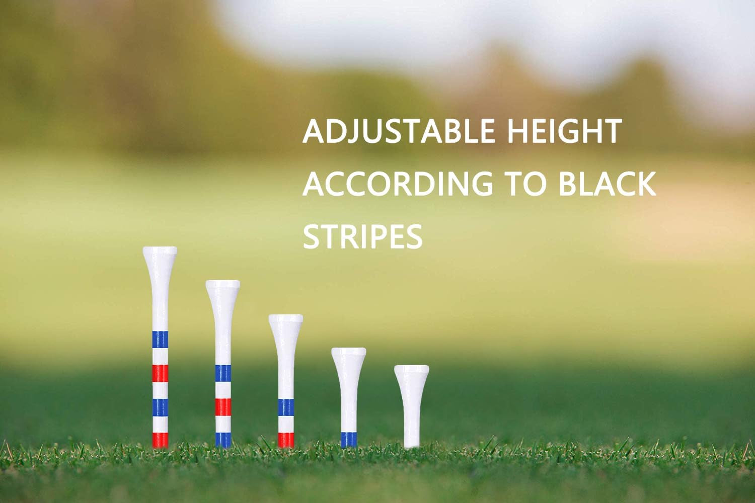 Wooden Golf Tees, 2-3/4" 3-1/4" Long Tees Golf 100 Count